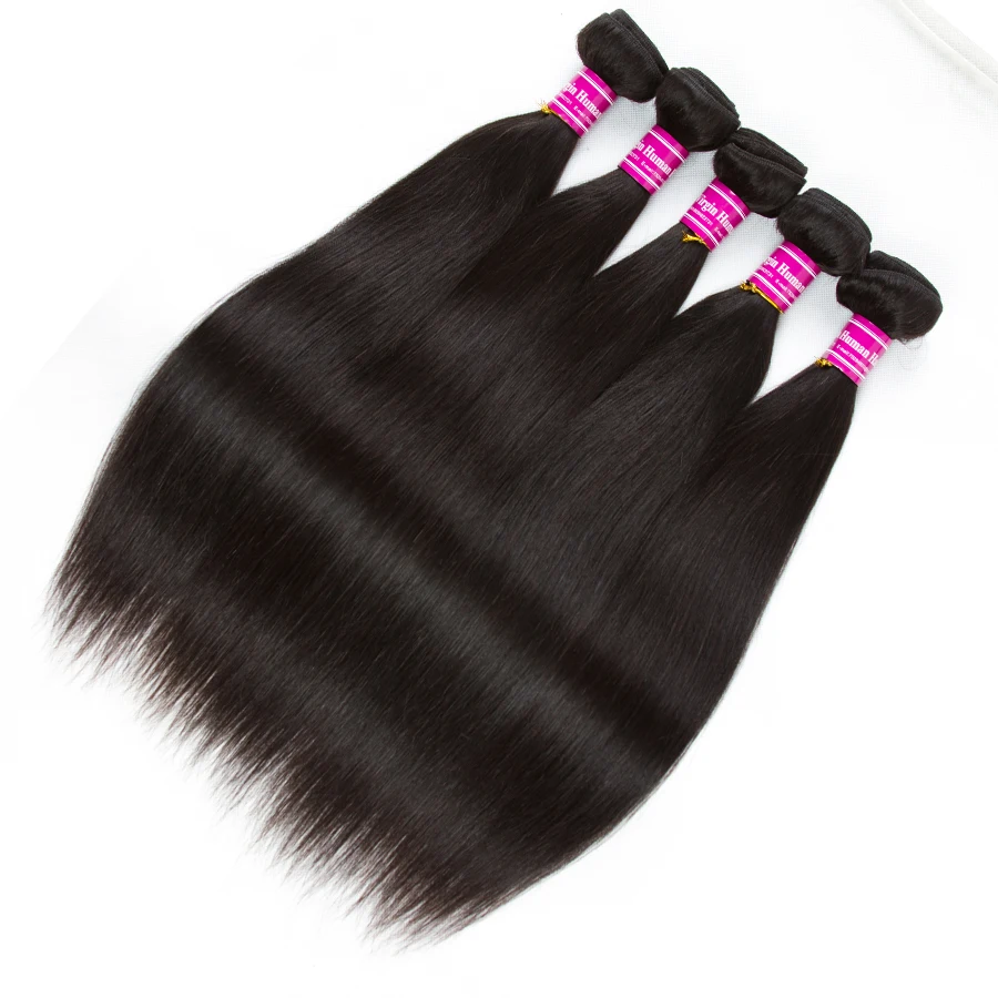 
100 Gram Brazilian Cuticle Aligned Virgin Remy Cheap Human Hair Extensions Weft Bundles Unprocessed Human Hair Weave Bundles 