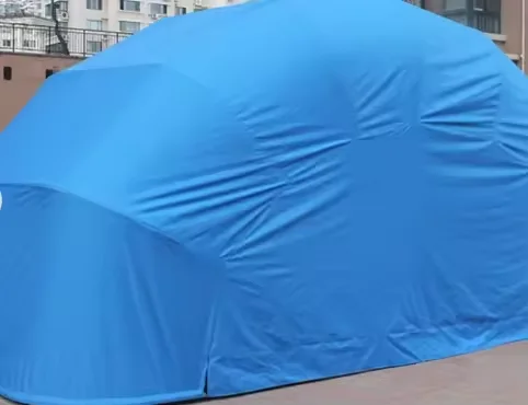 Mobile hydraulic parking shed Folding car garage simple telescopic sunscreen automatic awning rainproof outdoor car cover