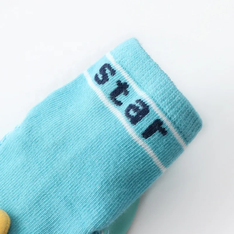 
2021 Wholesale Newborn Children Socks Cotton Baby Organic Ribbed Anti Slip 3D Animal Toddler Baby Socks 