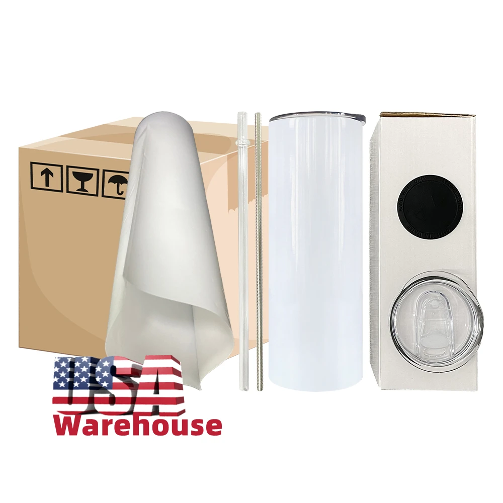 15oz 20oz 30oz blank sublimation DIY USA warehouse сублимационные заготовки tumbler прямые небьющиеся tumblers