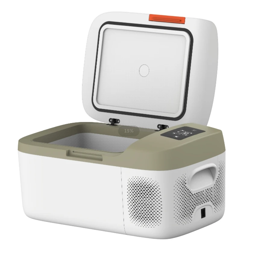 EB18-C 12 Volt Refrigerator 18 Liter Car Refrigerator RV Refrigerator with 12/24V DC and 110-240V AC Car Fridge for Car RV Campi