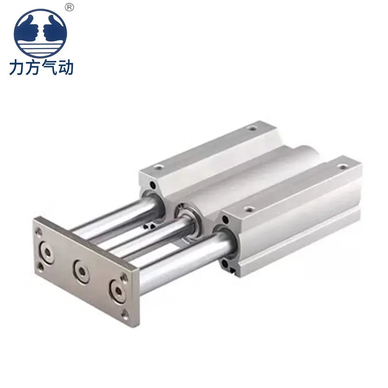 SMC cylinder MGQM25-10/50/100 thin three-axis double acting cylinder with guide rod