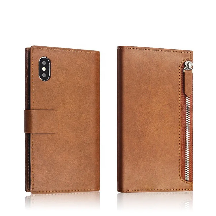 Saiboro zipper leather flip folding wallet pu soft water proof 360 case cover for xiaomi a1, for xiaomi mi a1 back cover