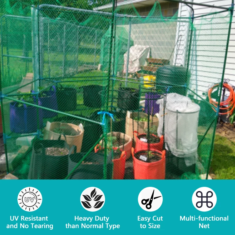 Fashion Agricultural polyethylene anti-bird net Invisible Anti bird protection net Garden Vineyard bird netting