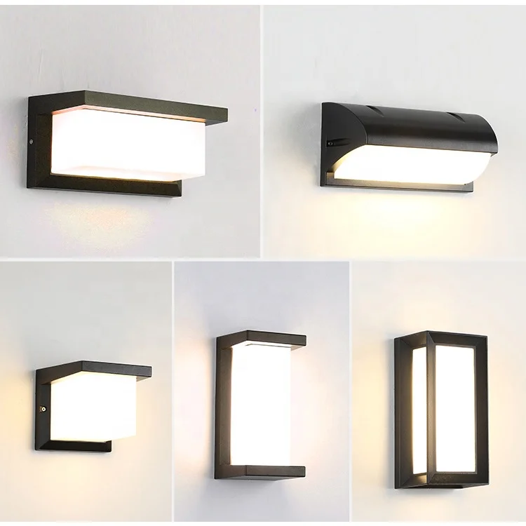 Outdoor Wall Light Modern Wall Sconces  Porch Exterior Lights Fixture  Wall Lighting Suitable for Patio,Bathroom,Hallway, Living