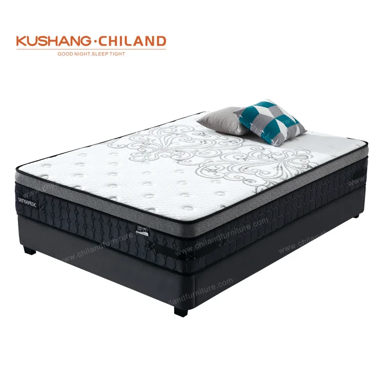 Матрас для сна среднего размера, матрас из натурального латекса плотной плотности, с пружиной, Королевский размер