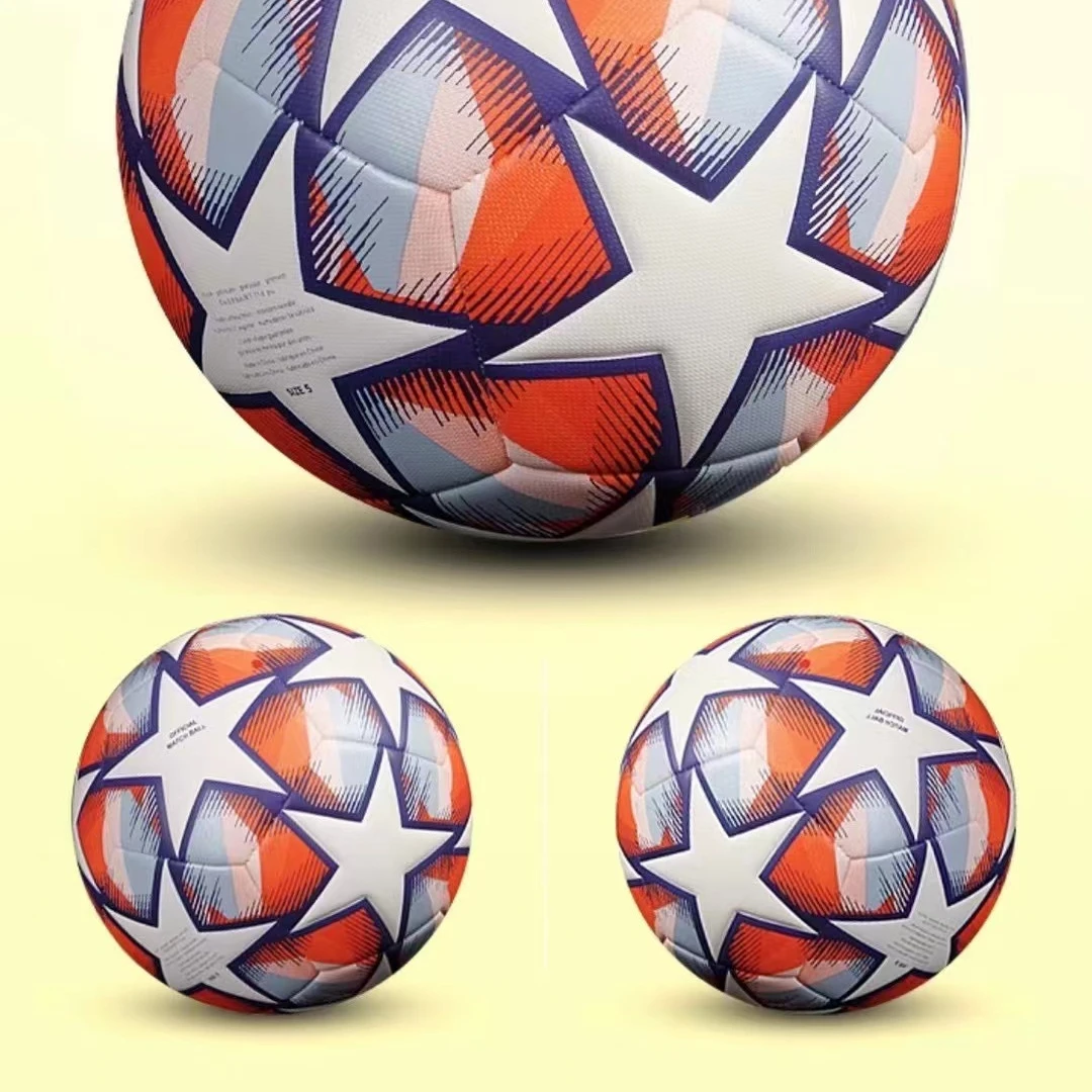 HOT sale Machine stitched match ball Size 2/3/4/5 Training Football wholesale 2021 new