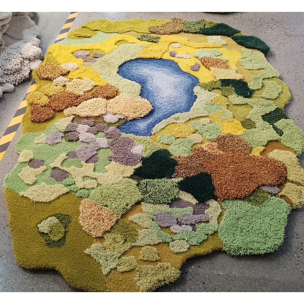 Chines chinnes good quality New zealand wool carpet handmade