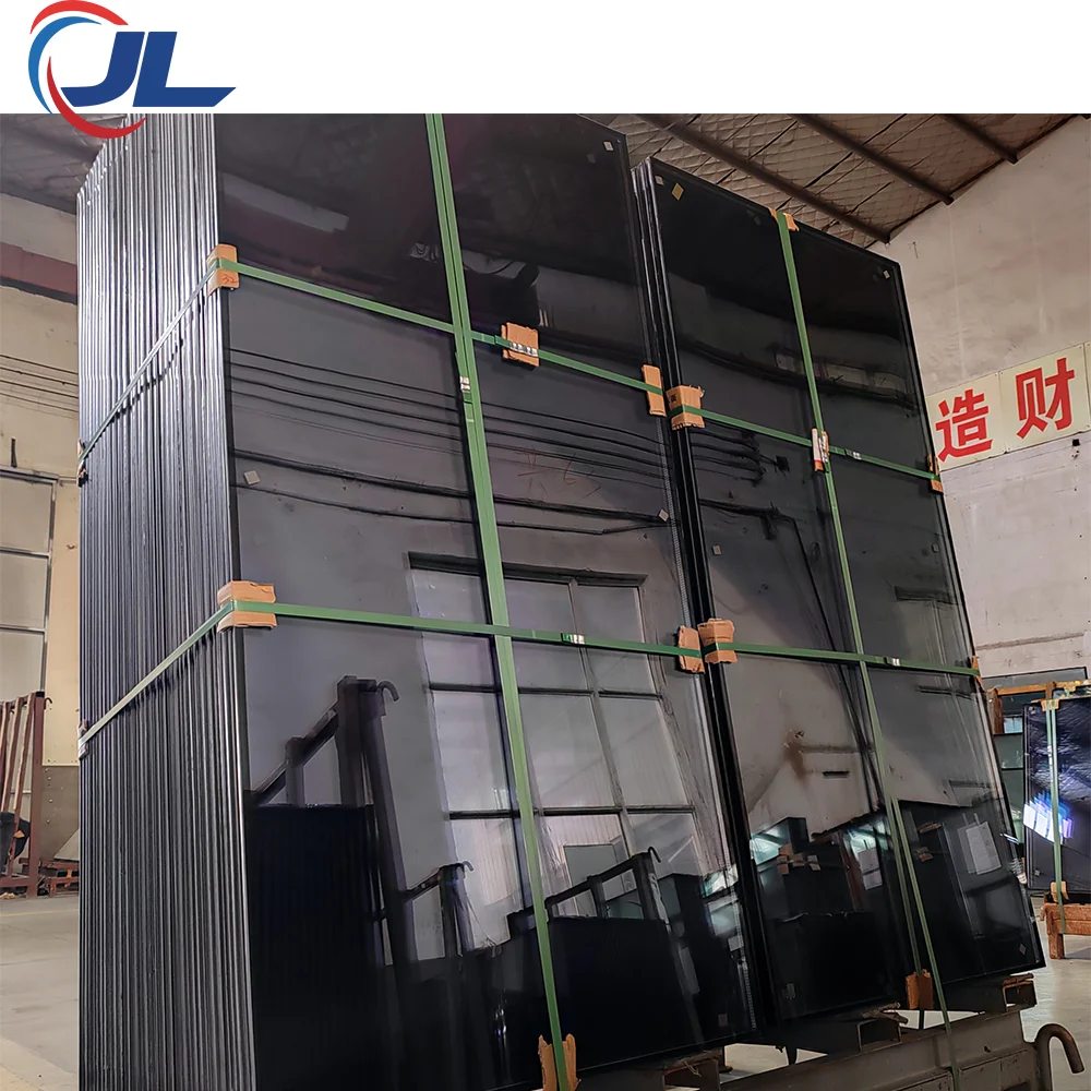 1/2 clear toughened glazed glass insulated double tempered insulated glass louvered roof and window