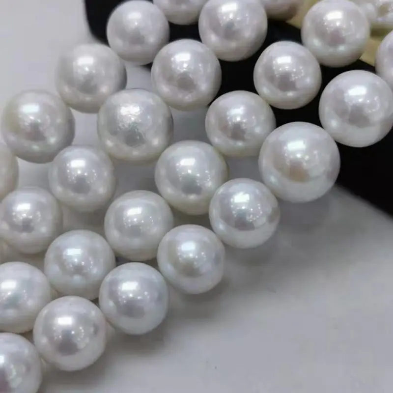 
China Supplier Near Round Shape Small Spots Natural Edison White Color Pearl With Cheap Price 