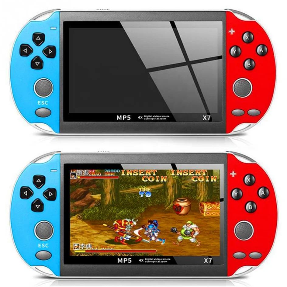  Factory Direct Sell 4.3 inch for GBA Handheld Video Game Console X7 Player Free Retro LCD
