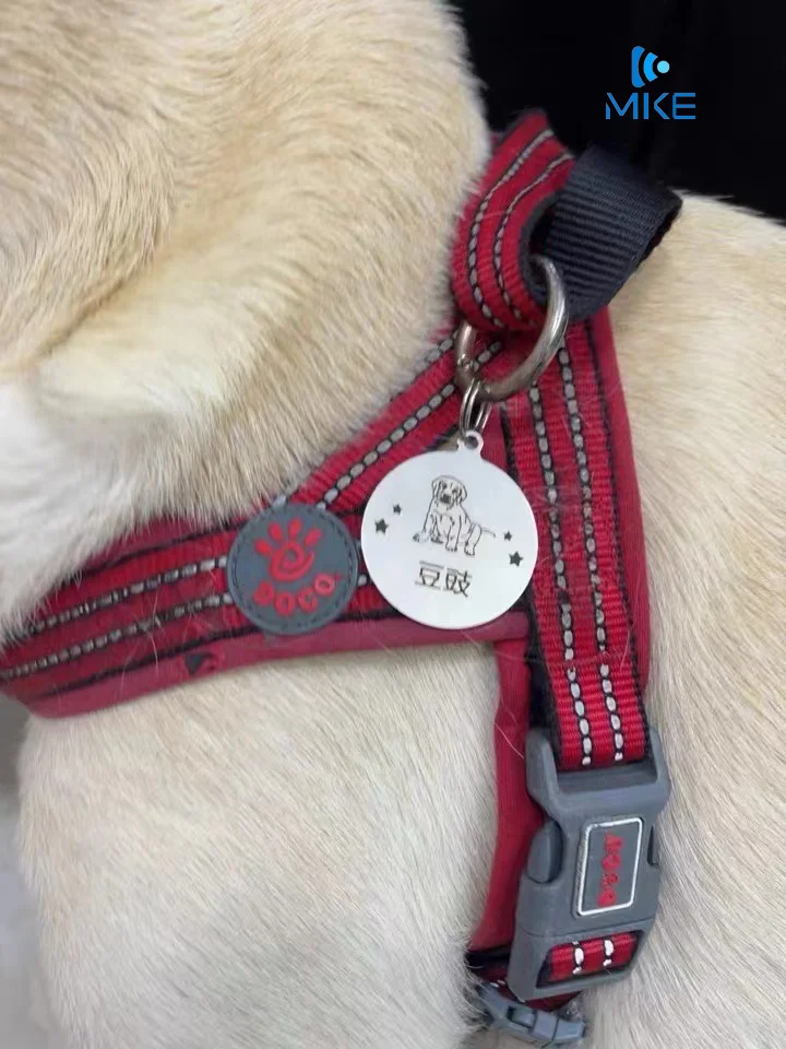 Qr code nfc pet id tag