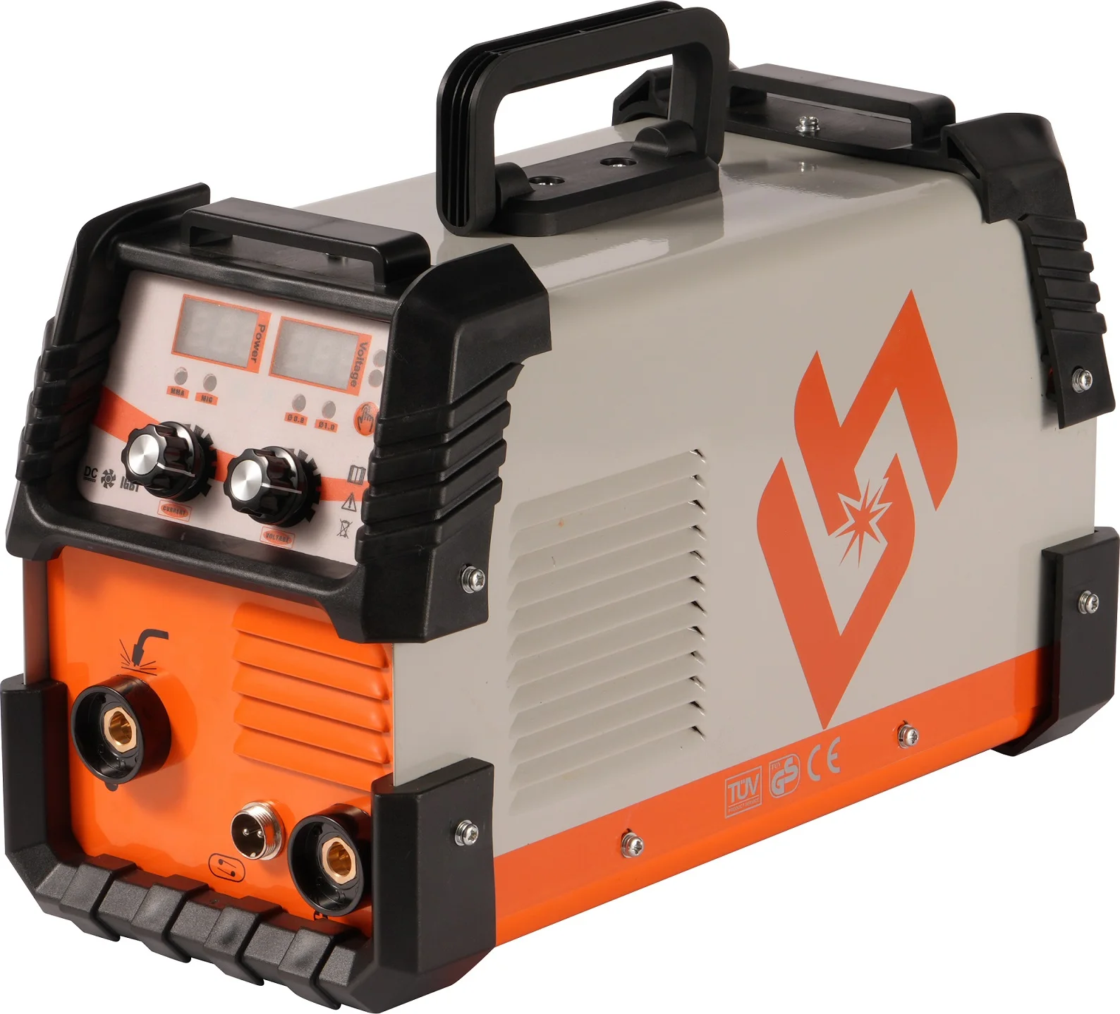 MIG-120A digital control flux core wire gas gasless mig mma welding machine welder inverter welder portable home use
