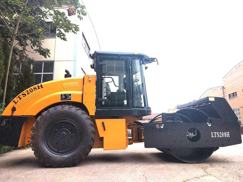 China construction vibrating road roller 8 ton 10 ton 12 ton 14 ton road roller with famous brand pump advanced vibration system