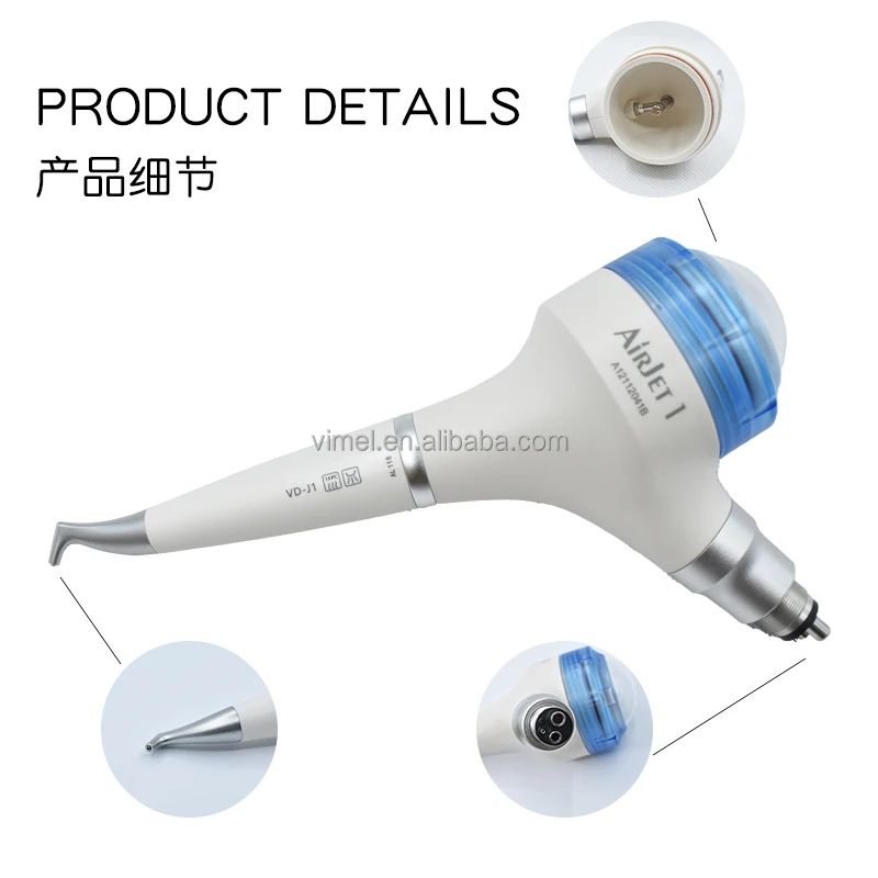 Pinless Beauty Colorful Dental Air Prophy Unit Air Flow Prophy Mate Dental Air Polisher Teeth WhItening Scaler