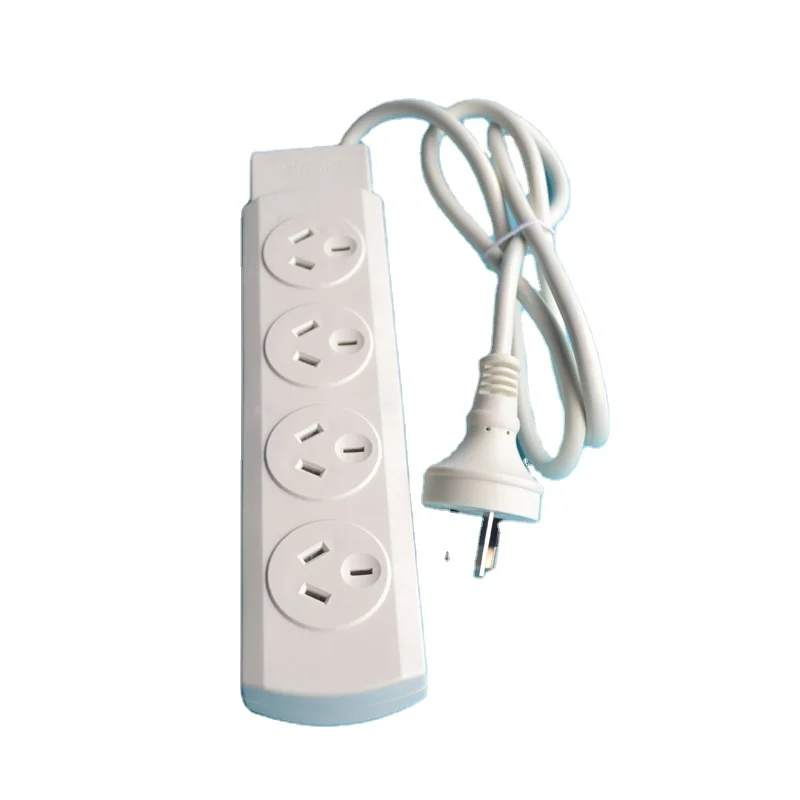 
AU standard extension socket 4 way outlet power strip with surge 