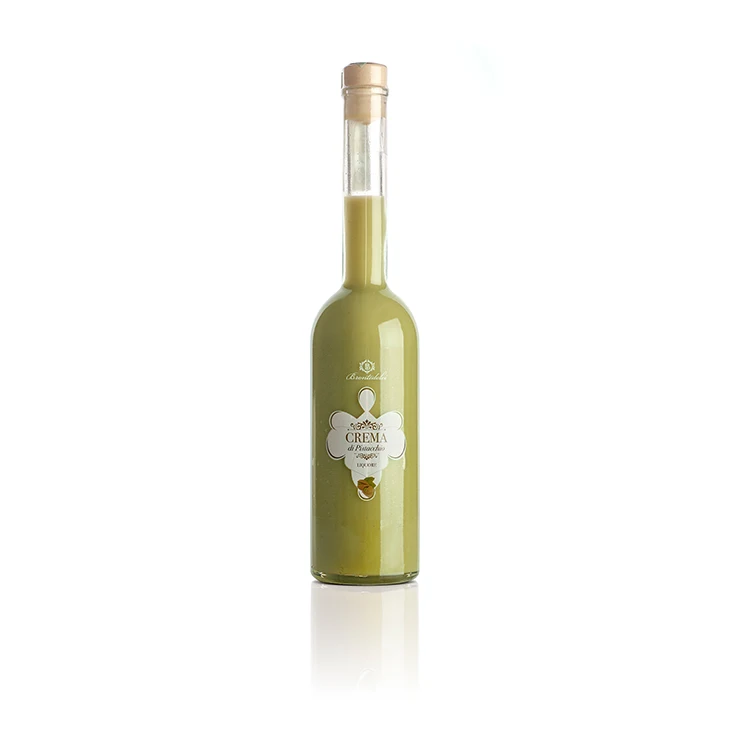 
Made in Italy High Quality Pistachio Liqueur bottle 50cl for export 