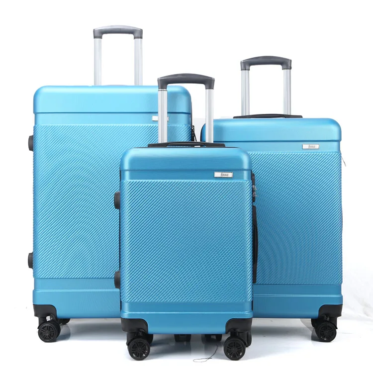 Hot-sell Best travel 3 pieces PC+ABS trolley suitcase set