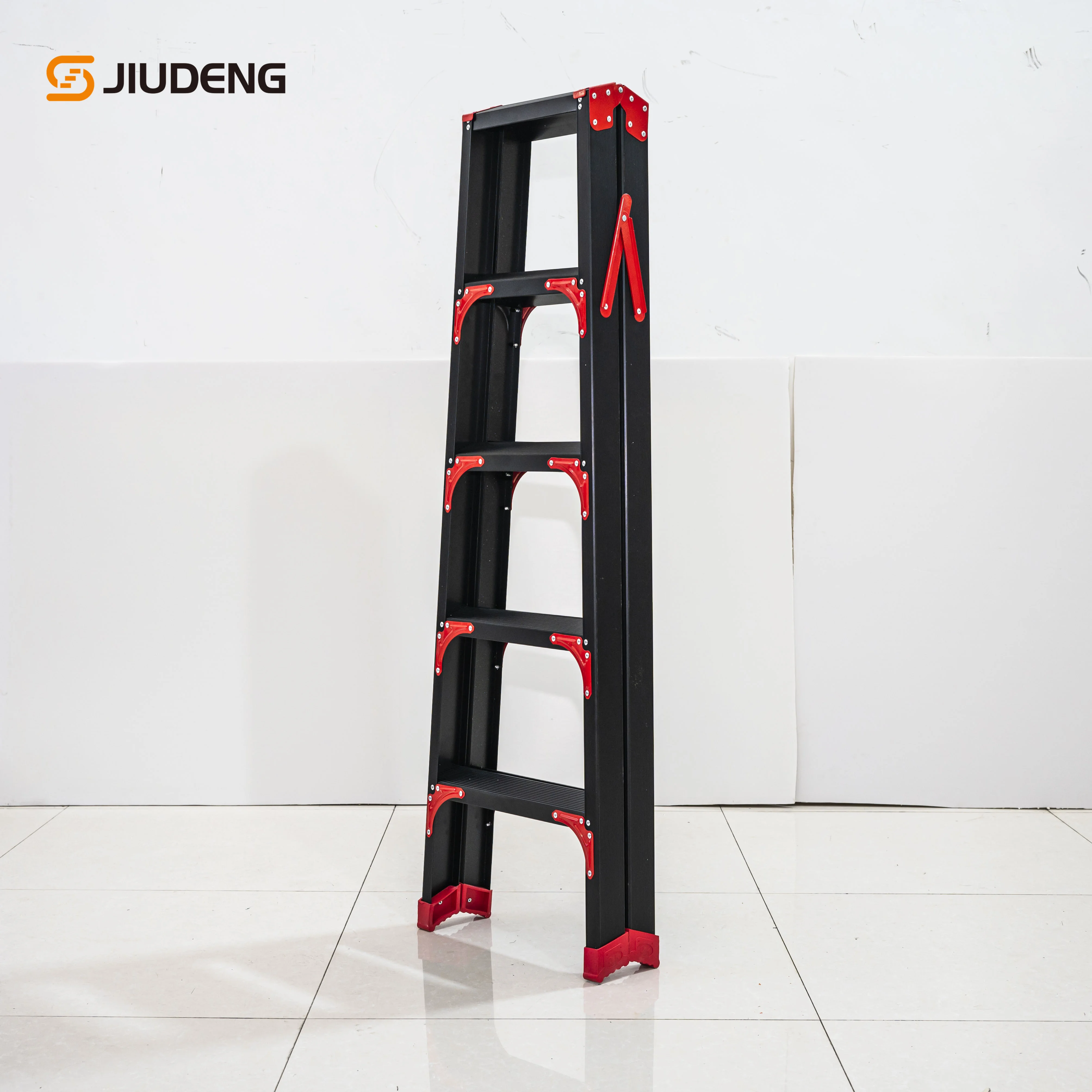Заводская распродажа съемная алюминиевая платформа комнатная Современная телескопическая лестница