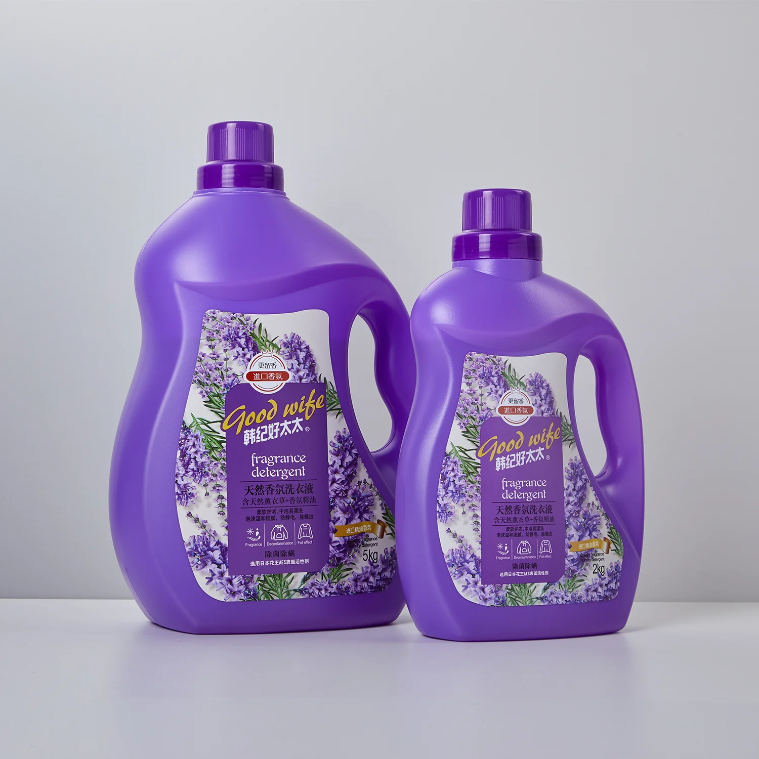 2L OEM brand can customize natural fragrance laundry detergent containing natural lavender + imported fragrance