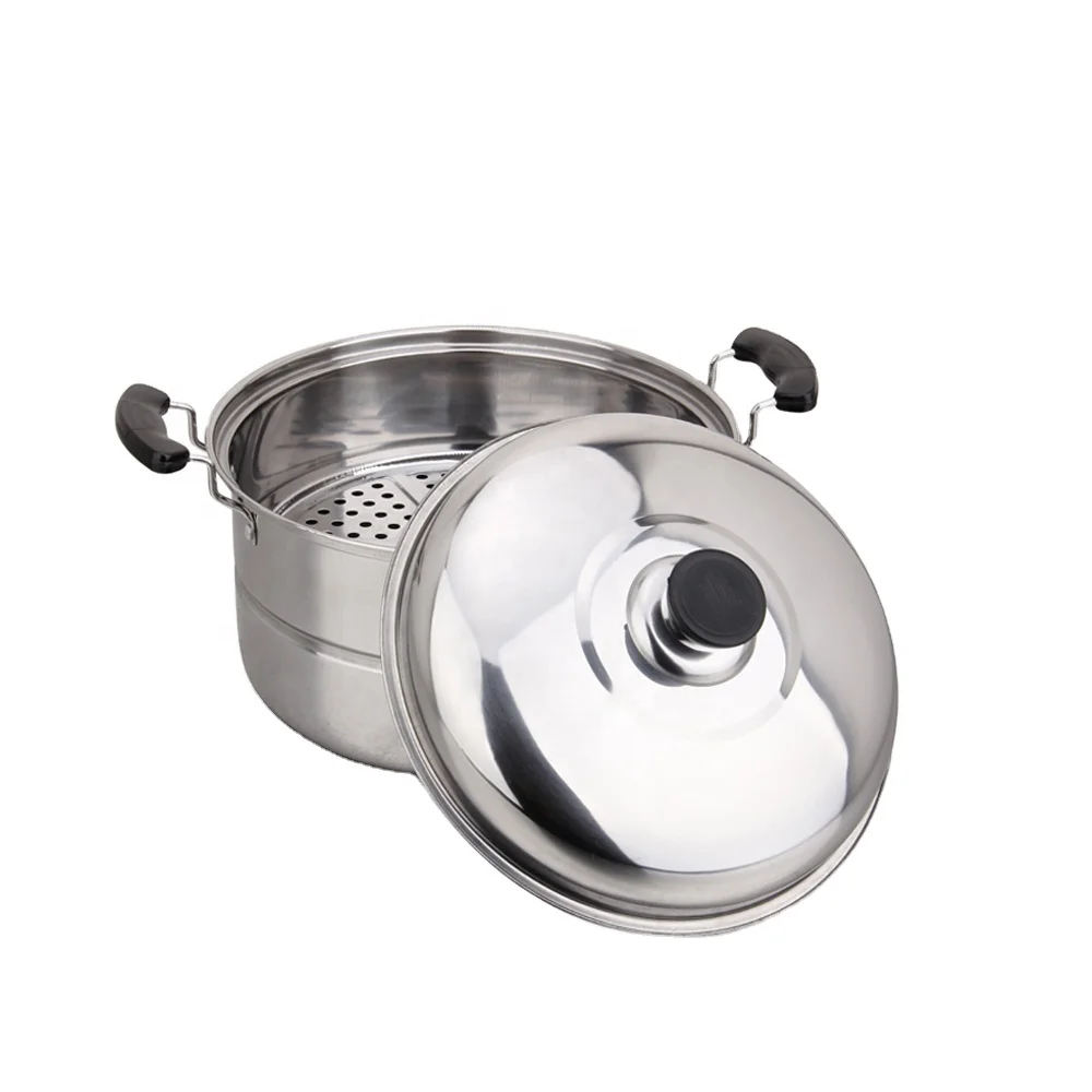 Cooking Pot and Frying Pan Newest Best Stainless Steel 2019 Cookware Sets Stainless Steel & Glass Lid Single & Sandwich Bottom