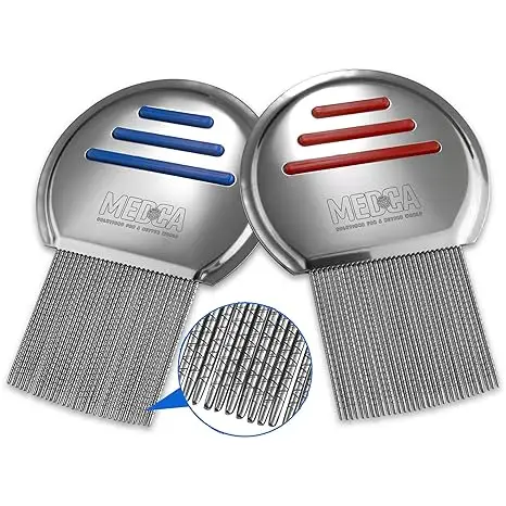 wholesale factory head metal nit eggs lice treatment comb