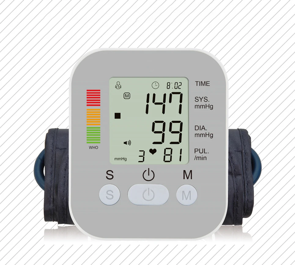 Medical Automatic Sphygmomanometer Electronic Tensiometro Bp Monitor Smart Arm Bp Machine Wrist Digital Blood Pressure Monitor
