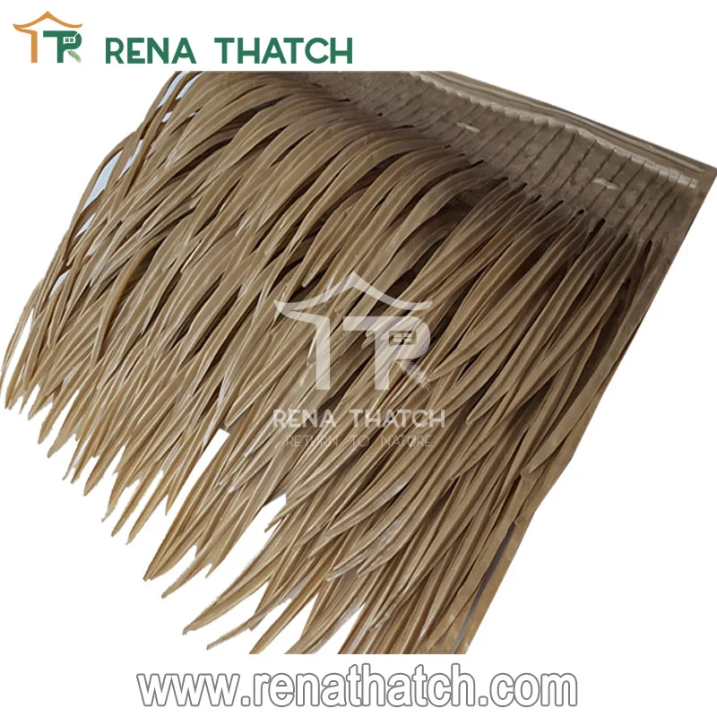 Synthetic artificial coconut tree leaf