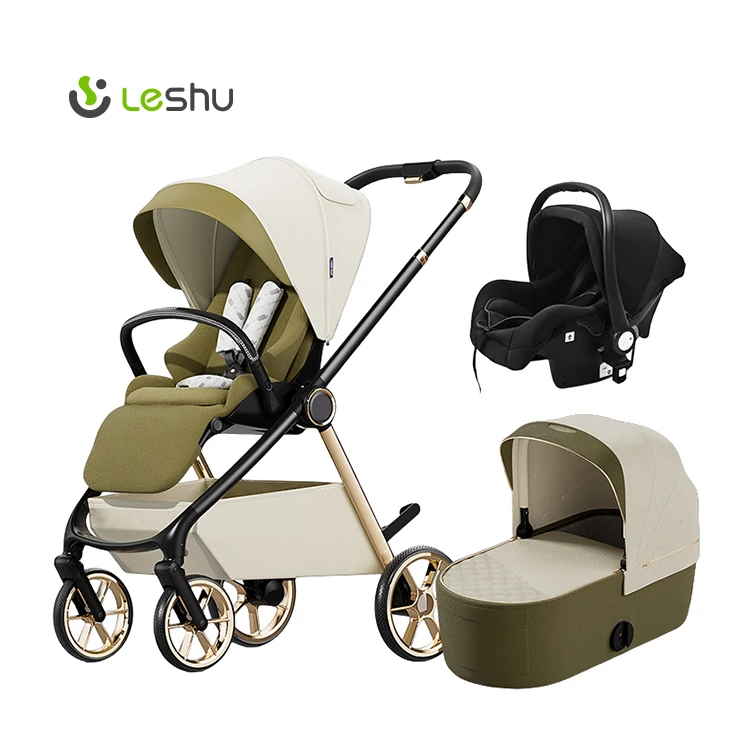 Wholesale Baby Stroller With Carriage Prices Baby Strollers With Leather Carrycot Baby Stroller Tyre 200X45