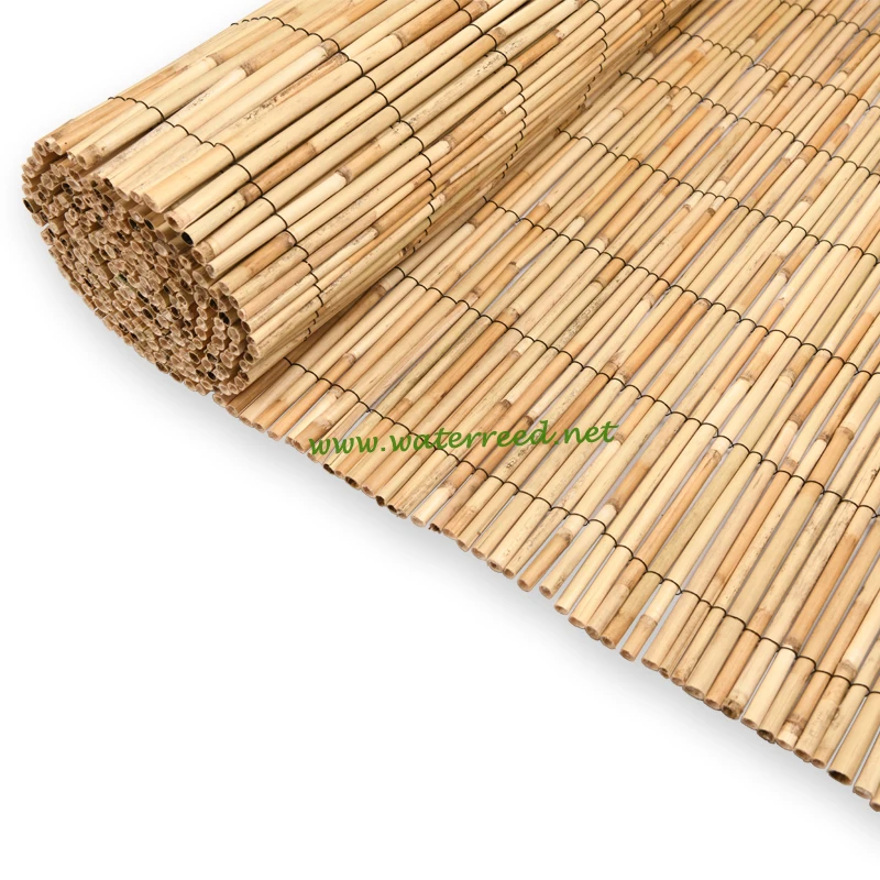 Gardening  natural yellow low price high quality Bamboo Reed Fence