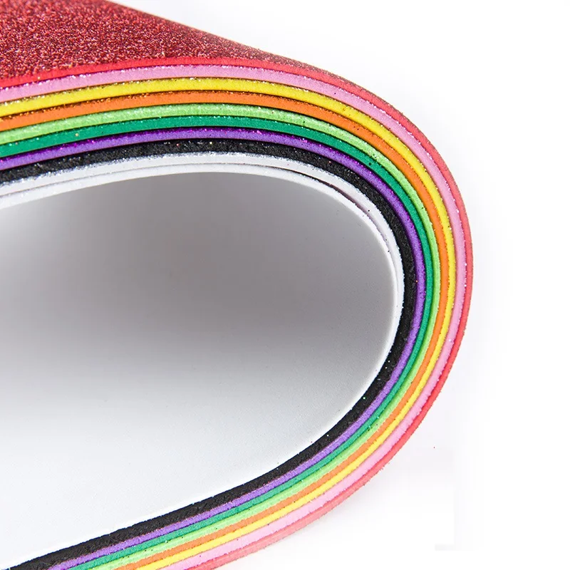 Glitter Sponge Paper EVA Foam Paper ,Kindergarten DIY Craft Paper