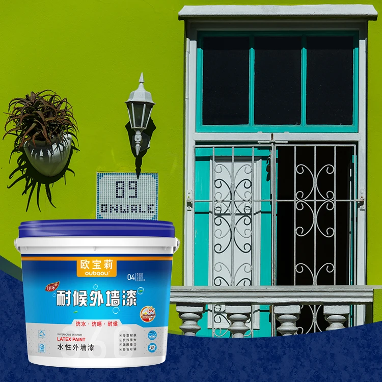 Factory price Emulsion latex Weather Resistance paint for the exterior wall coating