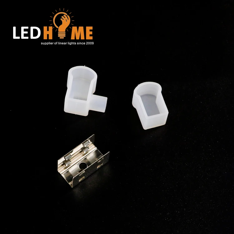 UV Resistance Waterproof IP67 Dome Head LED Silicon Neon Flex Tube Profile for 5mm Slim Flexible LED Strip Light