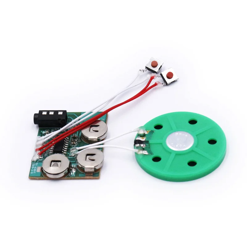 2024 Hot Selling Music Audio Voice Recording Module Recordable Sound Chip for Greeting Gift Box Plush Toy Customized Customized