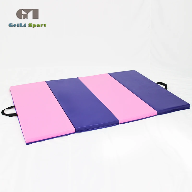 2018 New Products Multicolor Fitness Foam Folding Panel Tumbling Mats Gymnastics
