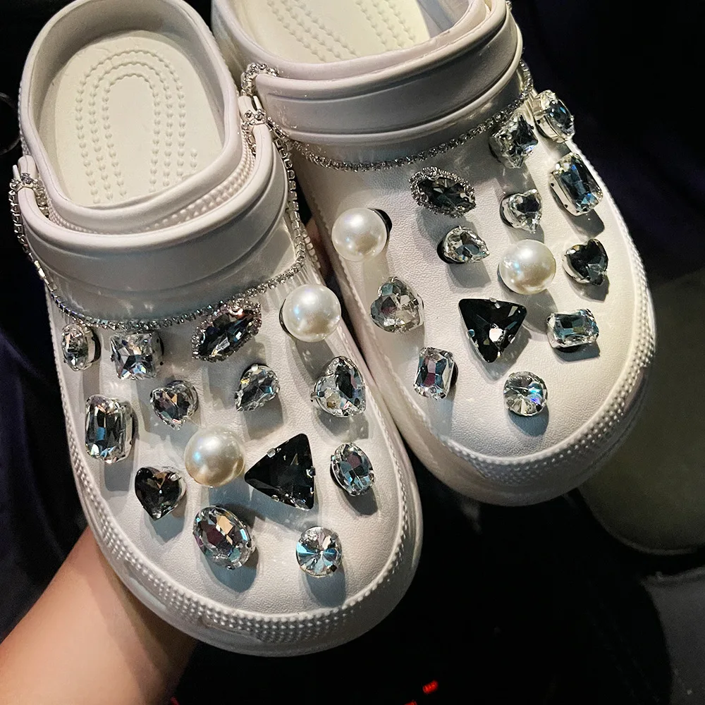 New Accessories Shoe Flower Slipper Sandal DIY Decorative Diamond Violent Bear