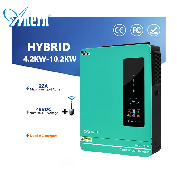 Anern off grid 3kw 5kva mpp solar hybrid inverter inverter with solar panels and batteries