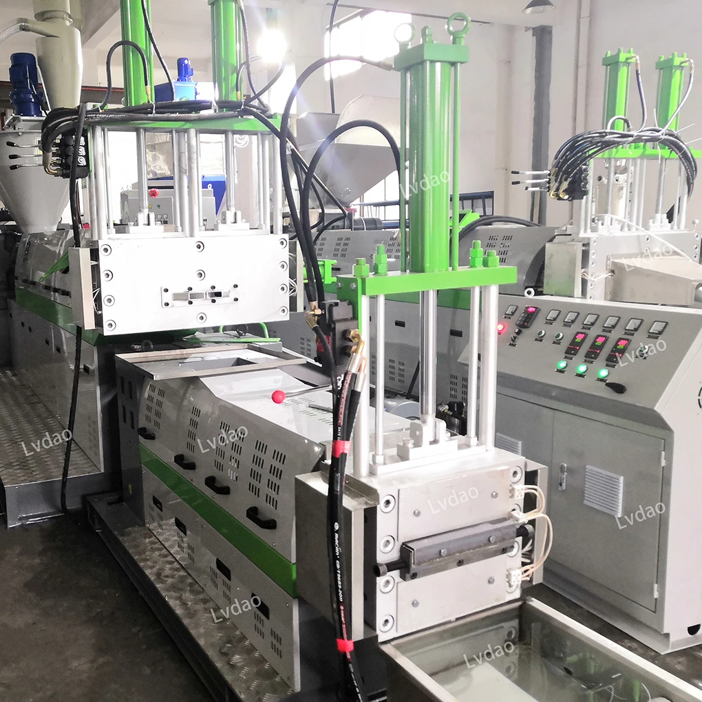 Lvdao New Technology Plastic film waste recycle plastic granules making granulation machine price