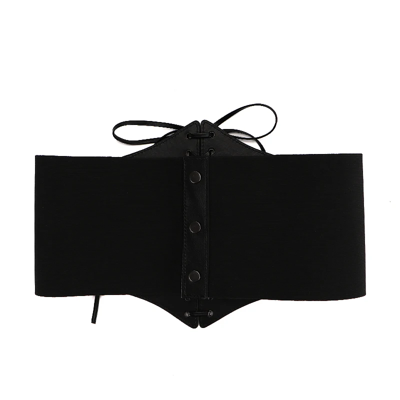 Designer Pu Leather Slimming Body Corset Wide Waist Women Belt