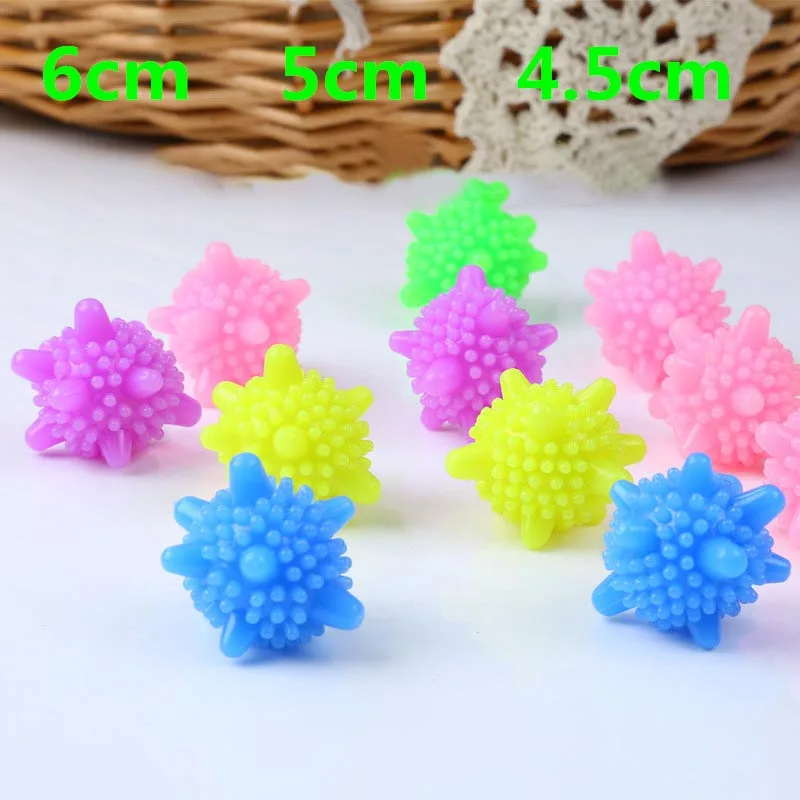 
Washing Ball Washing Machine Clothes Cleaning Ball 4.5cm Solid PVC Friction Decontamination Anti Winding Clothes Washing Ball 