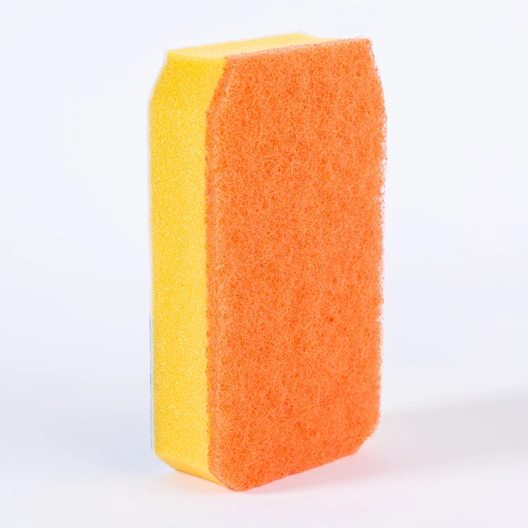 Customized advertising gift cleaning kitchen sponge scrubber dishwashing scouring pad