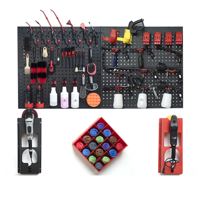 Decoration Office School Home Factory Mass Production Tools Storage Organizer Perforated metal Display Pegboard Rack
