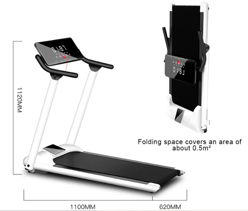 2021 Vivanstar Fitness Gym Equipment Home Use Fitness Accessories Foldable Running Machine Treadmill