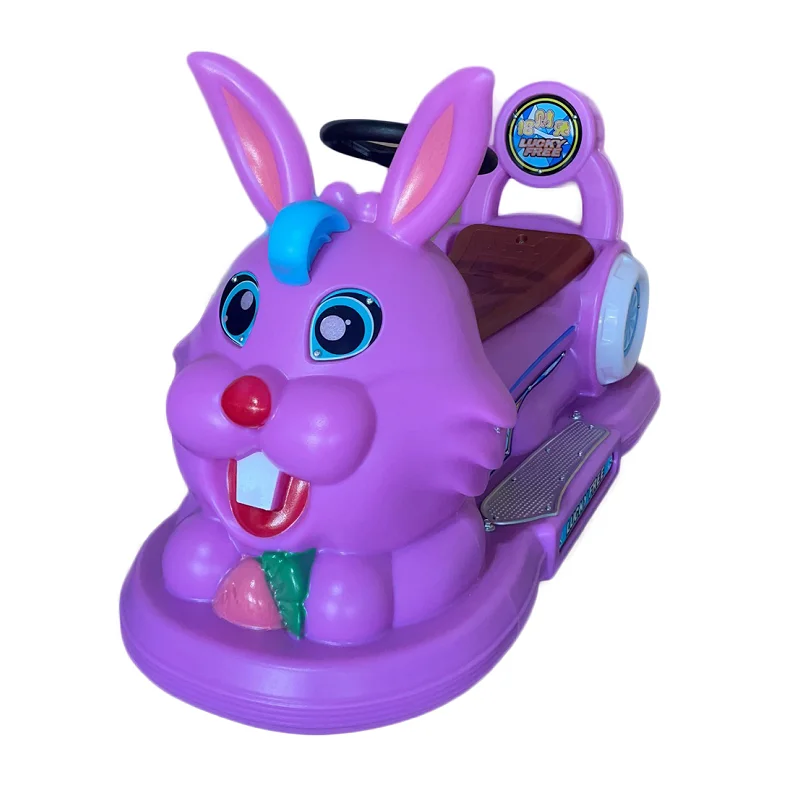 Factory price rabbit motorbike amusement park kiddie rides cheap electric battery operated motorcycle  bumper cars for sales
