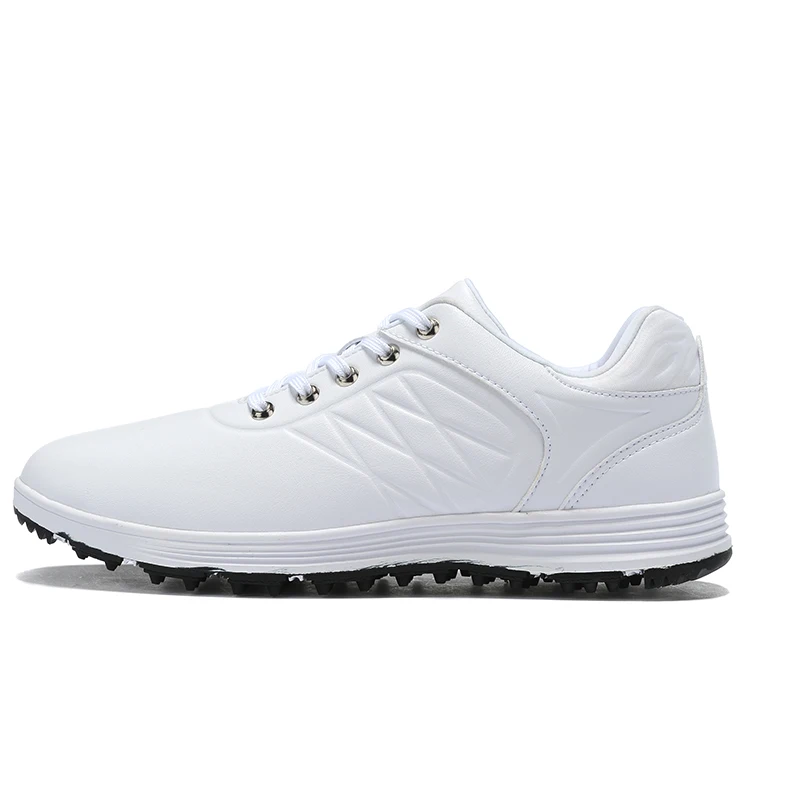 Waterproof Men Golf Shoes Slip on Tour Golf Sport Shoes Grass Walking Shoes Golf Training Sneakers Golfer Man