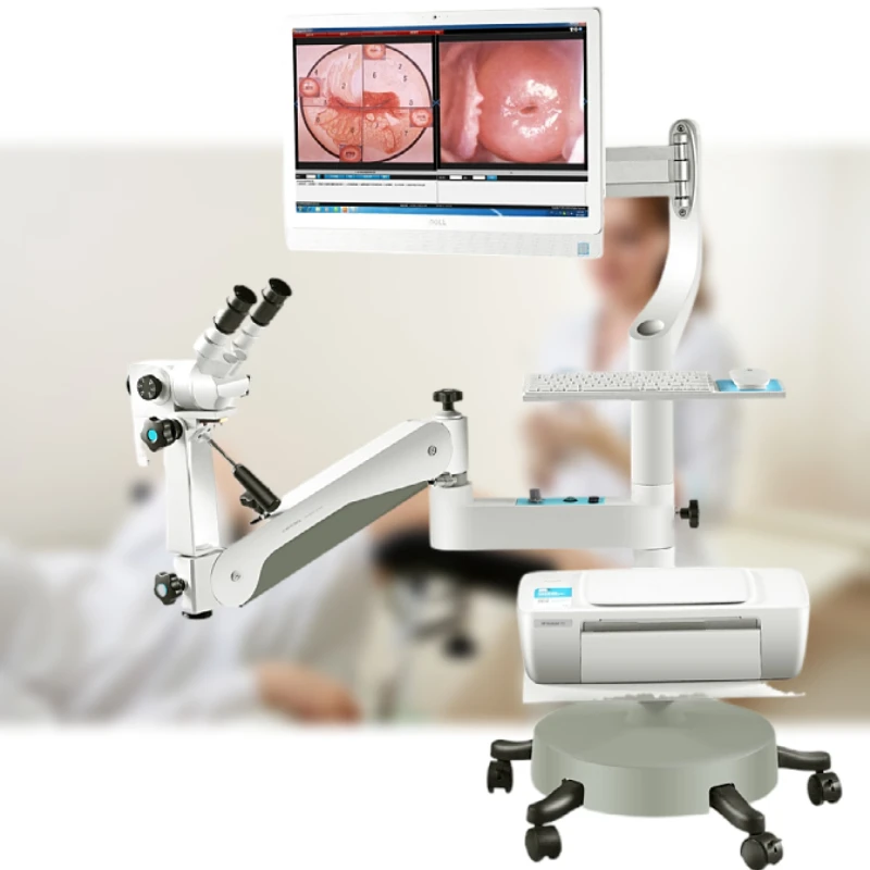 KN-2200BII flexible vagina endoscope high-end optical colposcope colposcopy biopsy instrument for vaginal examimation