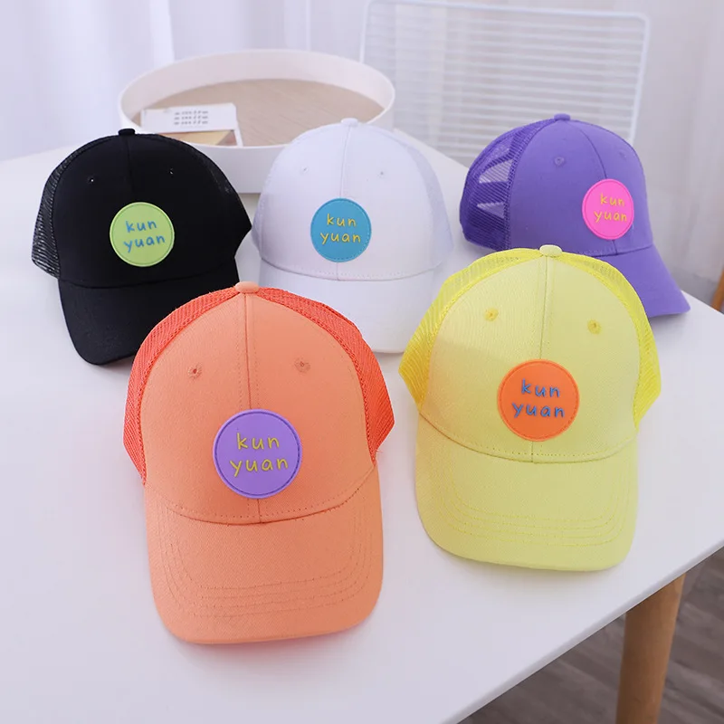 Spring and summer net duck hat  kids travel leisure sun protection shading thin soft baseball hat