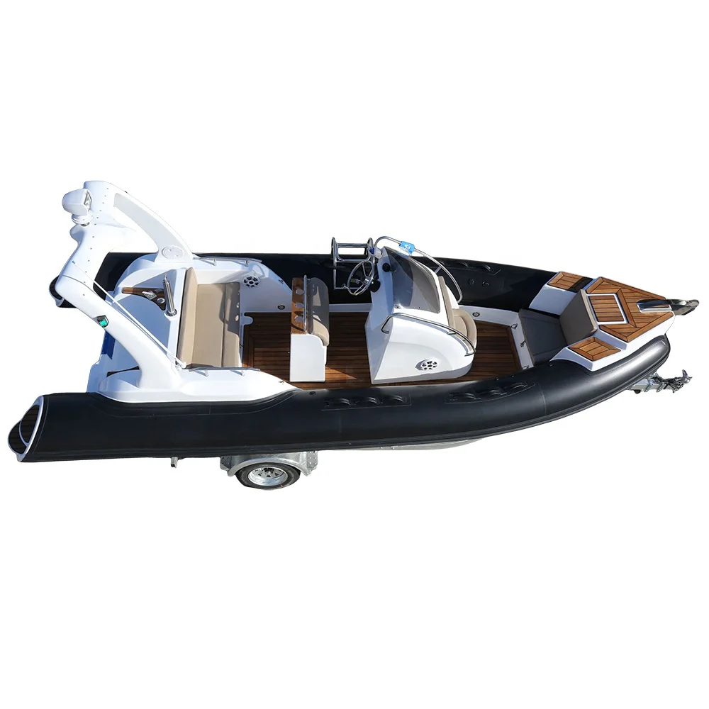 CE 5.8m 19 feet fiberglass rigid inflatable boats(RIB580 boat)For Sale