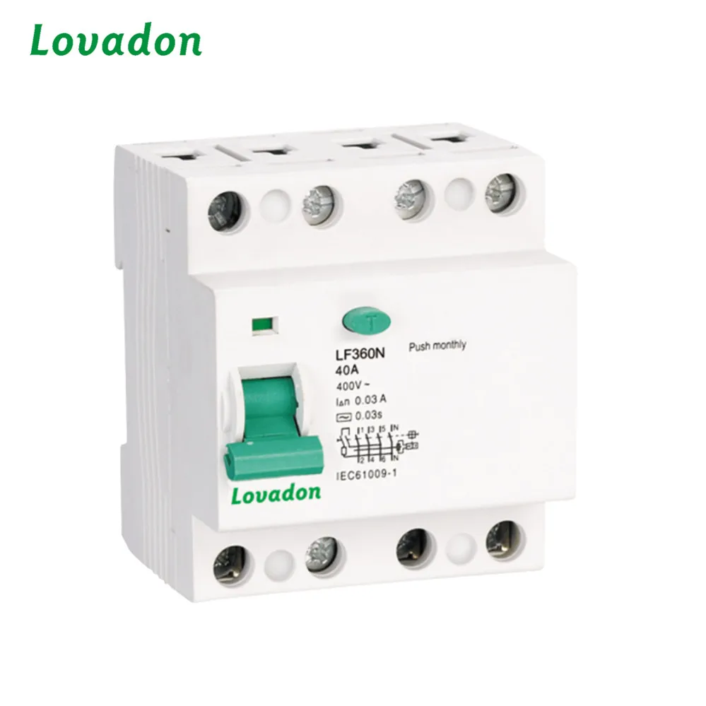 Electrical Accessory Part LF360N 4P RCCB Residual Current circuit breaker