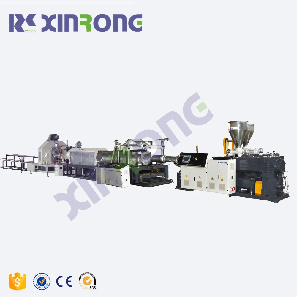 Xinrong 40-110 мм HDPE Двойная Стенка гофре трубы Производство машины производственная линия машина